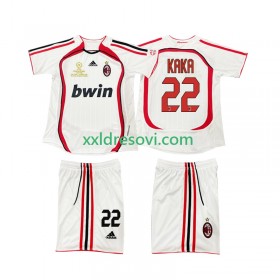 AC Milan KAKA 22 2006 2007 Retro Gostujući Dječji Nogometni Dres